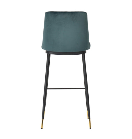 Evora Velvet Counter Stool - Set of 2 by TOV Furniture at Eve Furniture
