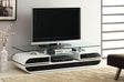 Evos Black/White TV Console by Furniture of America at Eve Furniture