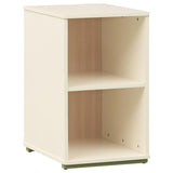 Evren Natural/Off White 2-cubby Vertical Bookcase by Coaster at Eve Furniture