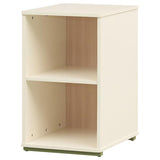 Evren Natural/Off White 2-cubby Vertical Bookcase by Coaster at Eve Furniture