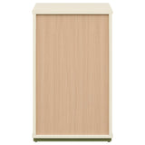 Evren Natural/Off White 2-cubby Vertical Bookcase by Coaster at Eve Furniture