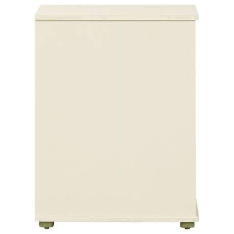 Evren Natural/Off White 2-cubby Vertical Bookcase by Coaster at Eve Furniture