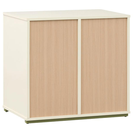 Evren Natural/White 4-cubby Horizontal Bookcase by Coaster at Eve Furniture