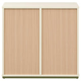 Evren Natural/White 4-cubby Horizontal Bookcase by Coaster at Eve Furniture