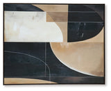 Ewanford Black/Brown/Tan Wall Art by Ashley at Eve Furniture