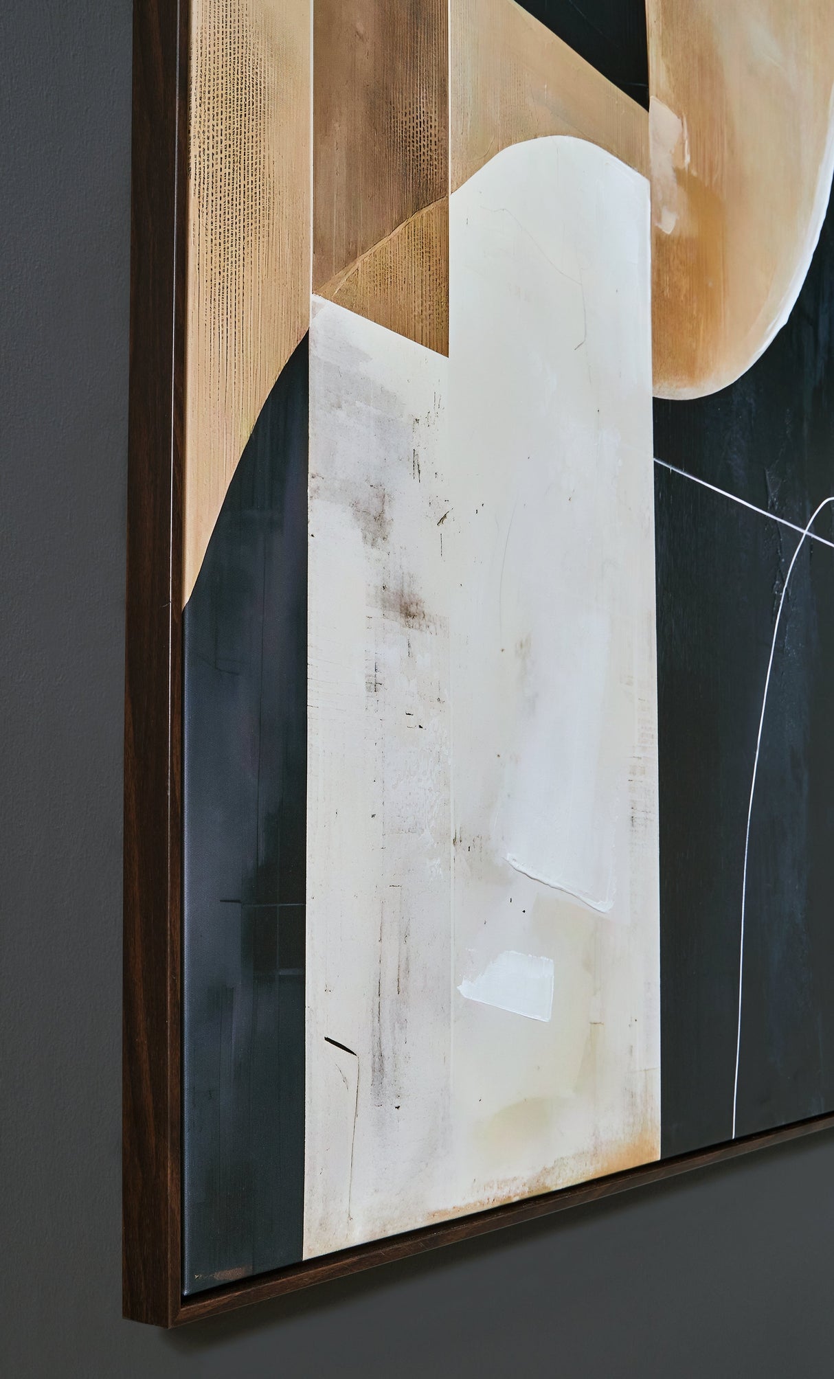 Ewanford Black/Brown/Tan Wall Art by Ashley at Eve Furniture