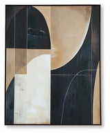 Ewanford Black/Brown/Tan Wall Art by Ashley at Eve Furniture