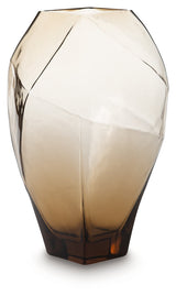Ewart Light Brown Vase by Ashley at Eve Furniture