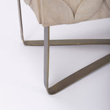 Excelsior Light Brown Wood Gold Iron Base Accent Cabinet by Mercana at Eve Furniture