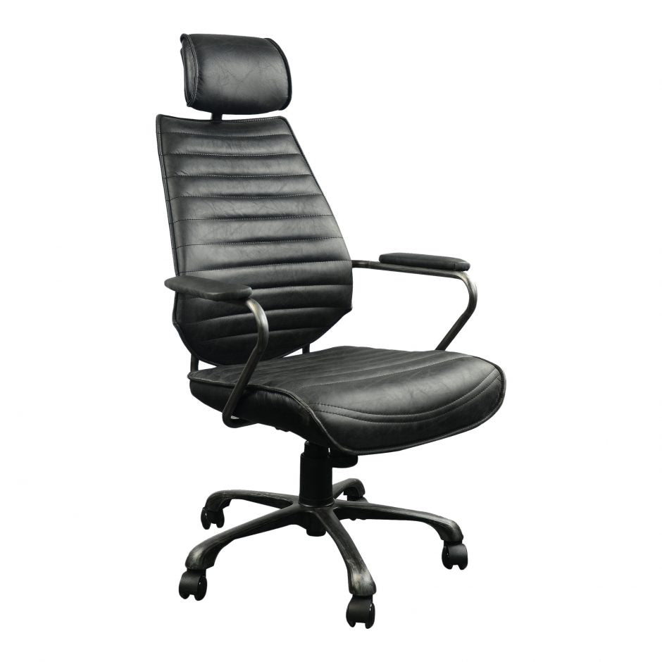 Executive Office Chair Black by Moe's Home at Eve Furniture