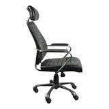 Executive Office Chair Black by Moe's Home at Eve Furniture