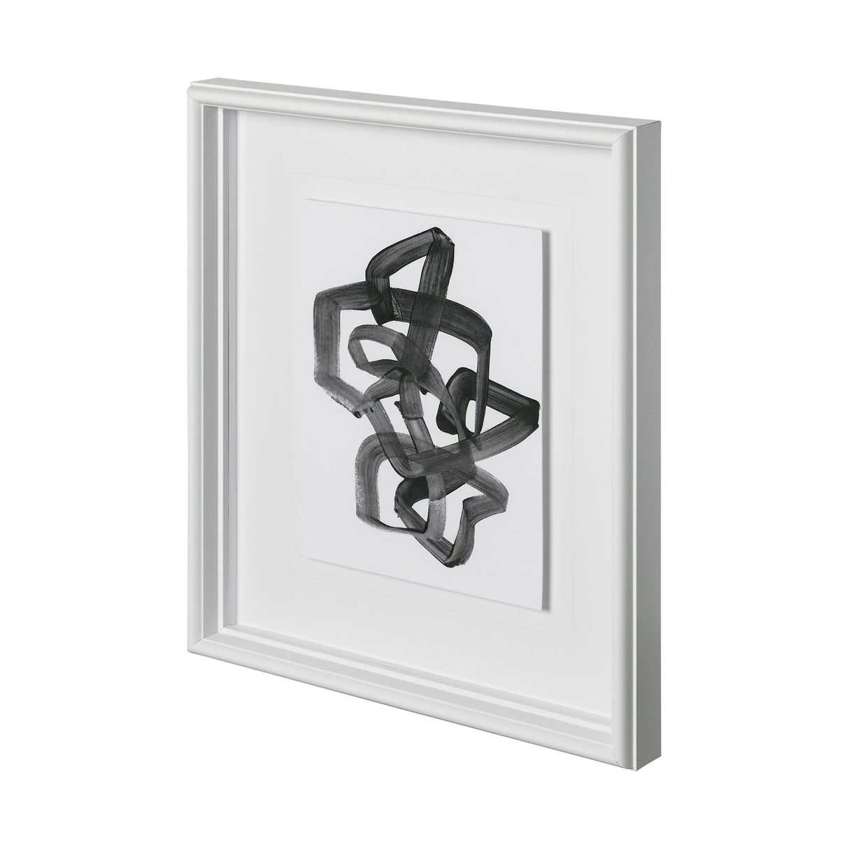 Expression 1 by Lora Gold a Hand Embellished Textured Framed Art Print Matted under Glass by Mercana at Eve Furniture