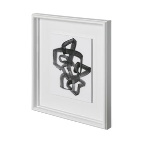 Expression 1 by Lora Gold a Hand Embellished Textured Framed Art Print Matted under Glass by Mercana at Eve Furniture