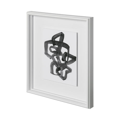 Expression 1 by Lora Gold a Hand Embellished Textured Framed Art Print Matted under Glass by Mercana at Eve Furniture