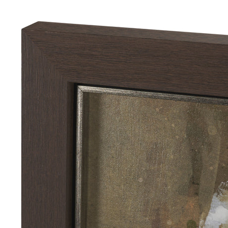 Exquisite Bloom by Mercana Studio Hand-Embellished Textured Framed Artwork Matted by Mercana at Eve Furniture