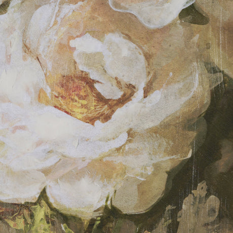 Exquisite Bloom by Mercana Studio Hand-Embellished Textured Framed Artwork Matted by Mercana at Eve Furniture