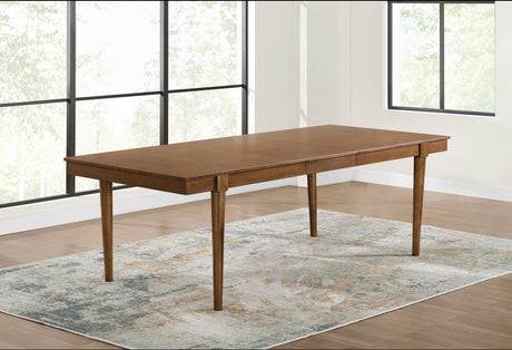 Extension Mustard & Brown Expandable Dining Room Set by Ashley at Eve Furniture