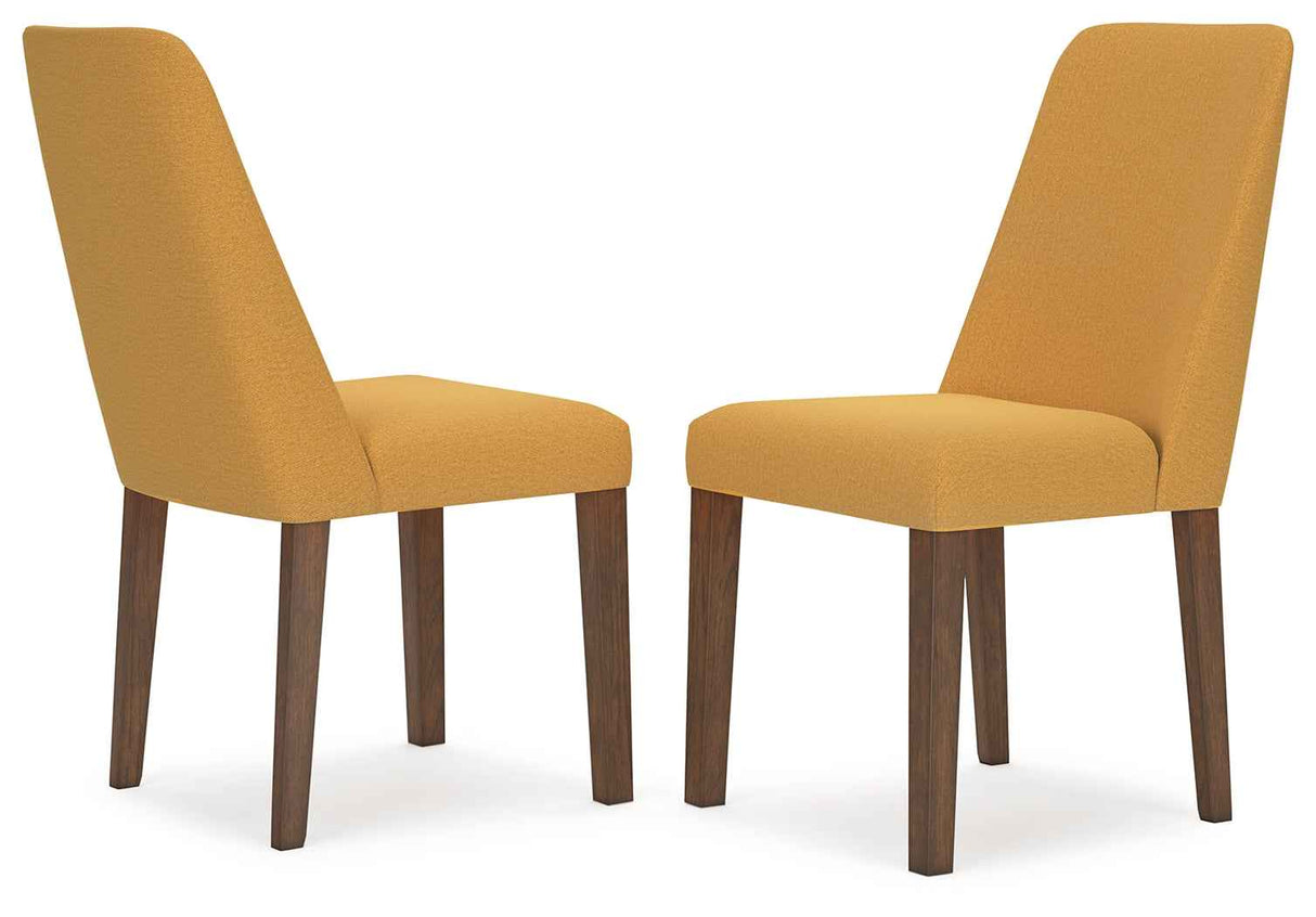 Extension Mustard & Brown Expandable Dining Room Set by Ashley at Eve Furniture