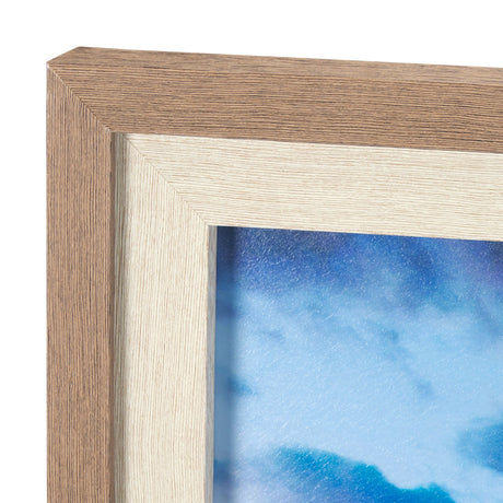 Extraordinary Skies by Mercana Studio Hand Embellished Textured Framed Photo Art Print Matted under by Mercana at Eve Furniture