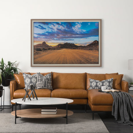 Extraordinary Skies by Mercana Studio Hand Embellished Textured Framed Photo Art Print Matted under by Mercana at Eve Furniture