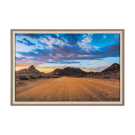 Extraordinary Skies by Mercana Studio Hand Embellished Textured Framed Photo Art Print Matted under by Mercana at Eve Furniture