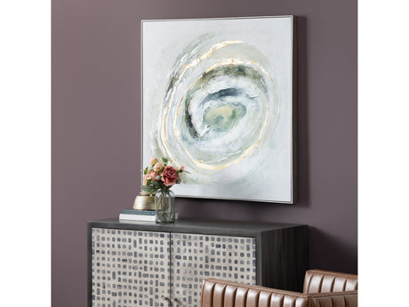 Eye Of Color Green/Blue Canvas by Crestview at Eve Furniture