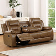 Ezekius Brown Sofa by Furniture of America at Eve Furniture