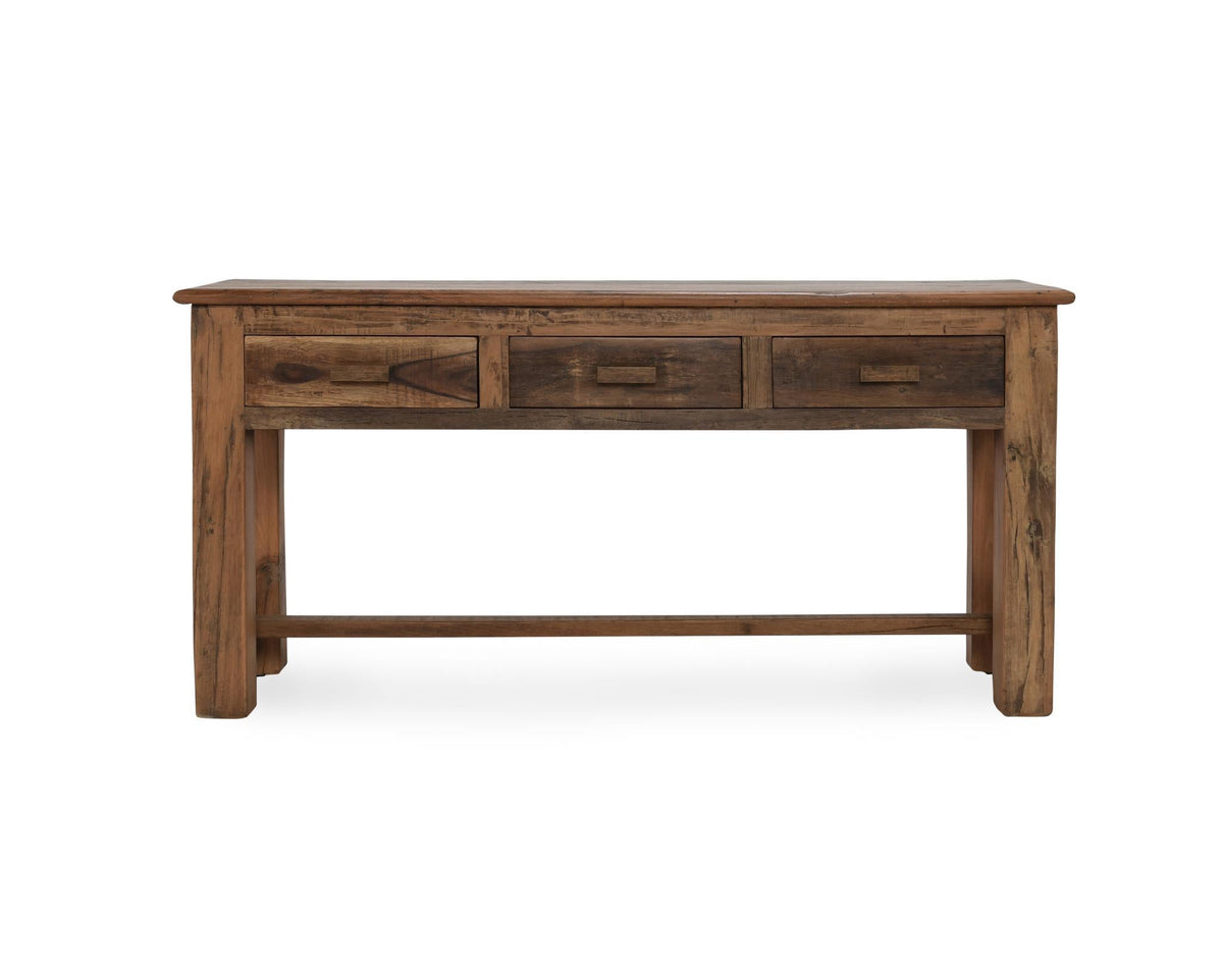 Ezra 3 Drawer Console Table by Classic Home at Eve Furniture