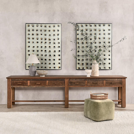 Ezra 6 Drawer Console Table by Classic Home at Eve Furniture