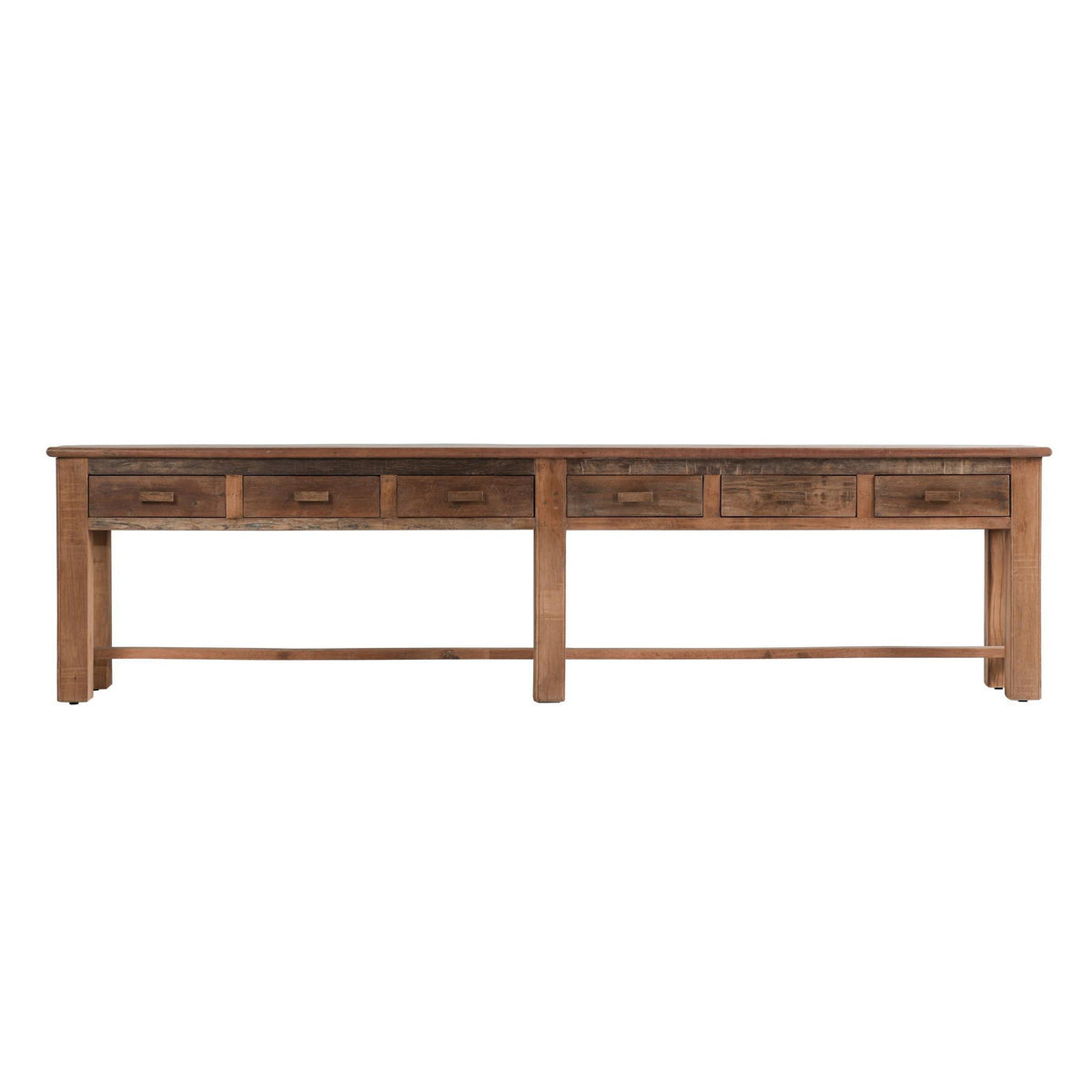 Ezra 6 Drawer Console Table by Classic Home at Eve Furniture