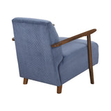 Ezra Blue Accent Chair by Homelegance at Eve Furniture