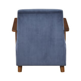 Ezra Blue Accent Chair by Homelegance at Eve Furniture