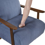 Ezra Blue Accent Chair by Homelegance at Eve Furniture