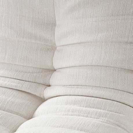 Ezra Cream Fabric 3-Piece Sectional by Diamond Sofa at Eve Furniture