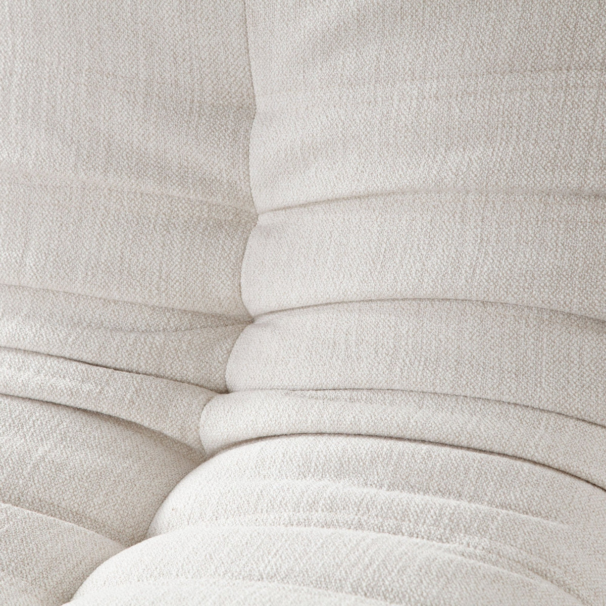 Ezra Cream Fabric 5-Pc Sectional 122" x 122" by Diamond Sofa at Eve Furniture