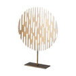 Ezra (Large) 13L x 3W Gold Metal Circular Decorative Object by Mercana at Eve Furniture