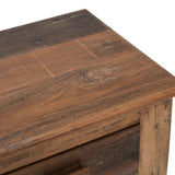 Ezra Natural 3 Drawer Console Table by Classic Home at Eve Furniture