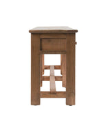 Ezra Natural 6 Drawer Console Table by Classic Home at Eve Furniture