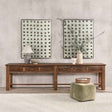 Ezra Natural 6 Drawer Console Table by Classic Home at Eve Furniture
