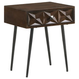 Ezra Rectangular 1-Drawer Accent Cabinet by Coaster at Eve Furniture