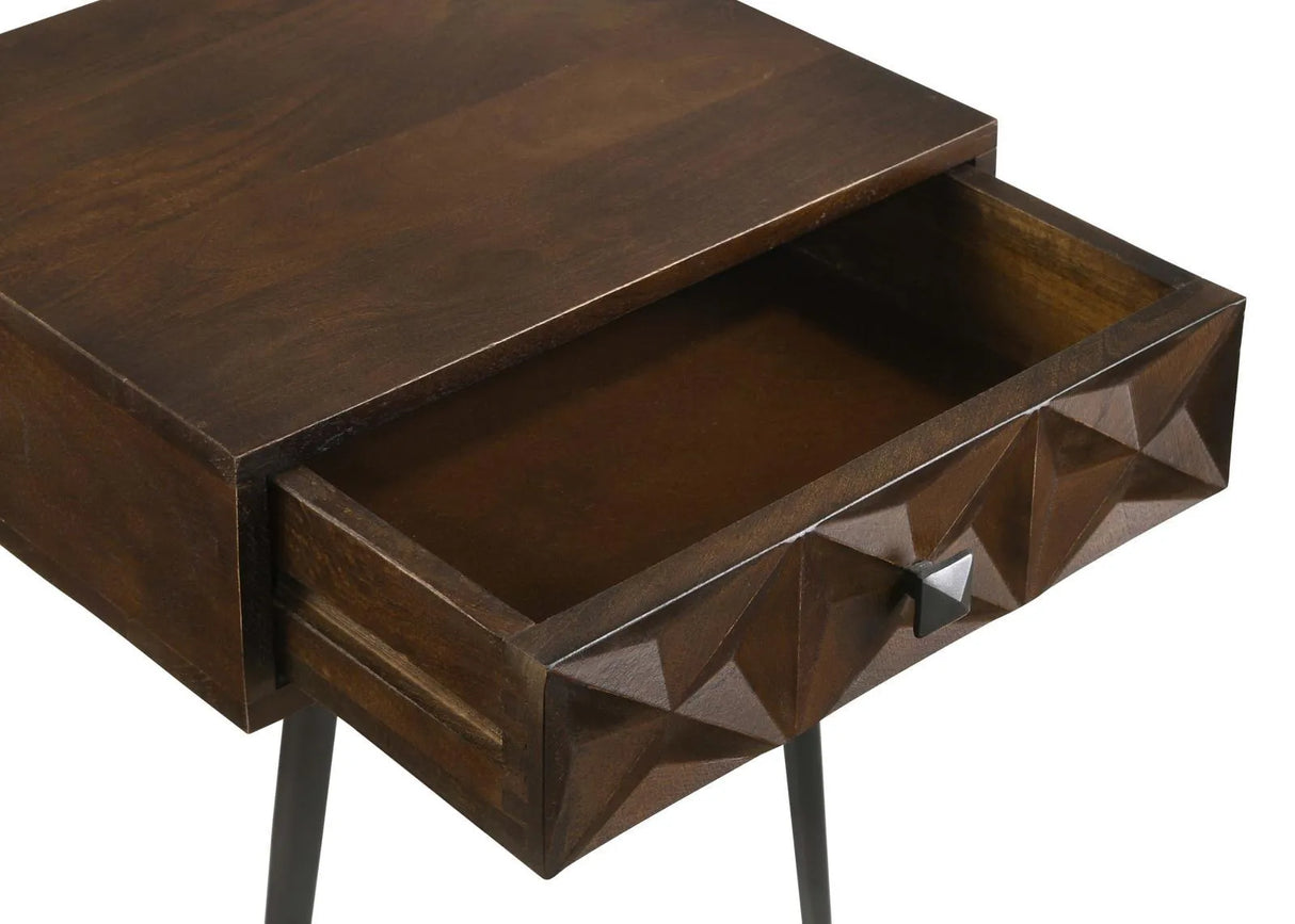 Ezra Rectangular 1-Drawer Accent Cabinet by Coaster at Eve Furniture