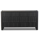 Ezri 4 Door Sideboard, Black Oak By Fourhands by Four Hands at Eve Furniture