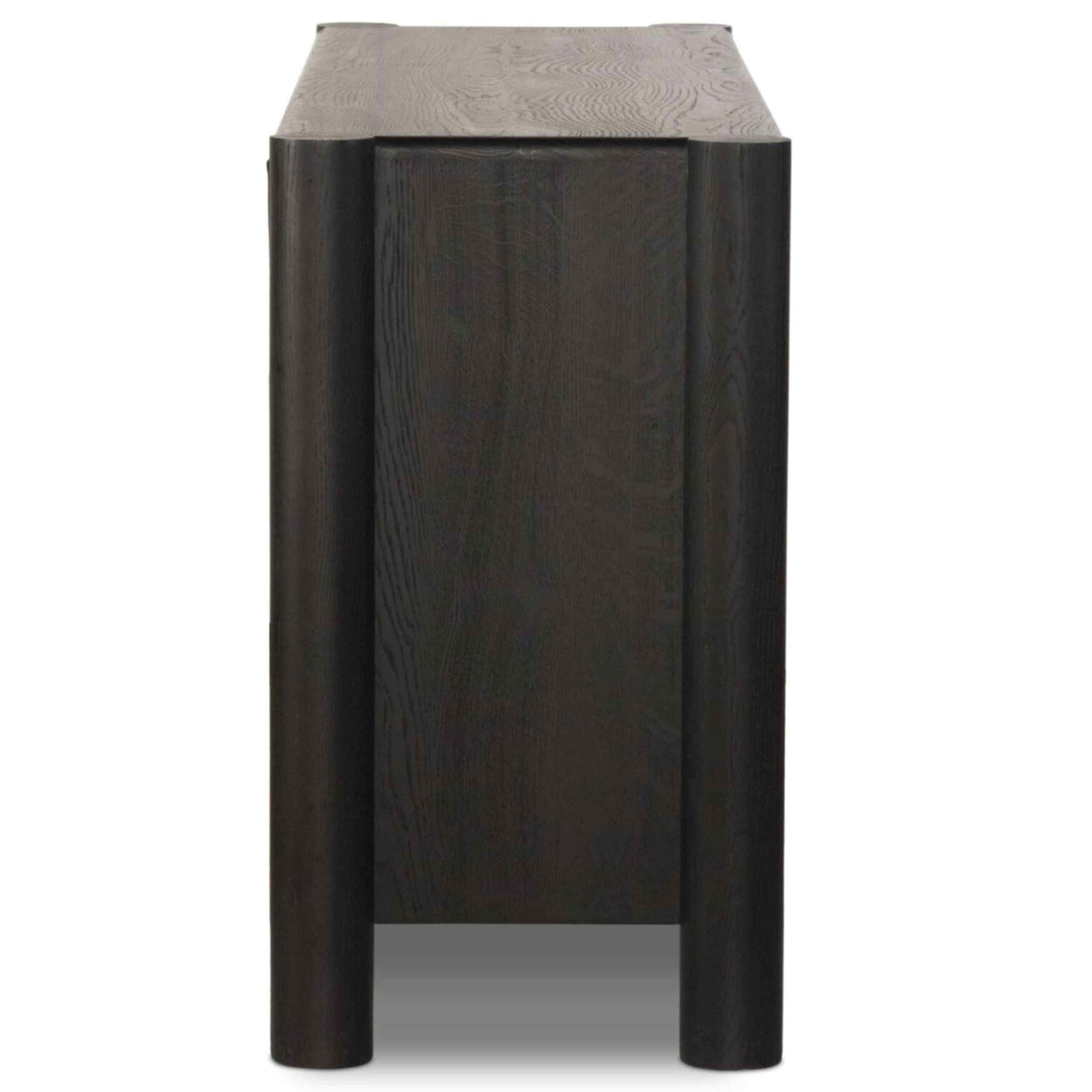 Ezri 4 Door Sideboard, Black Oak By Fourhands by Four Hands at Eve Furniture