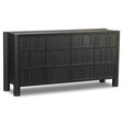 Ezri 4 Door Sideboard, Black Oak By Fourhands by Four Hands at Eve Furniture