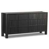 Ezri 4 Door Sideboard, Black Oak By Fourhands by Four Hands at Eve Furniture