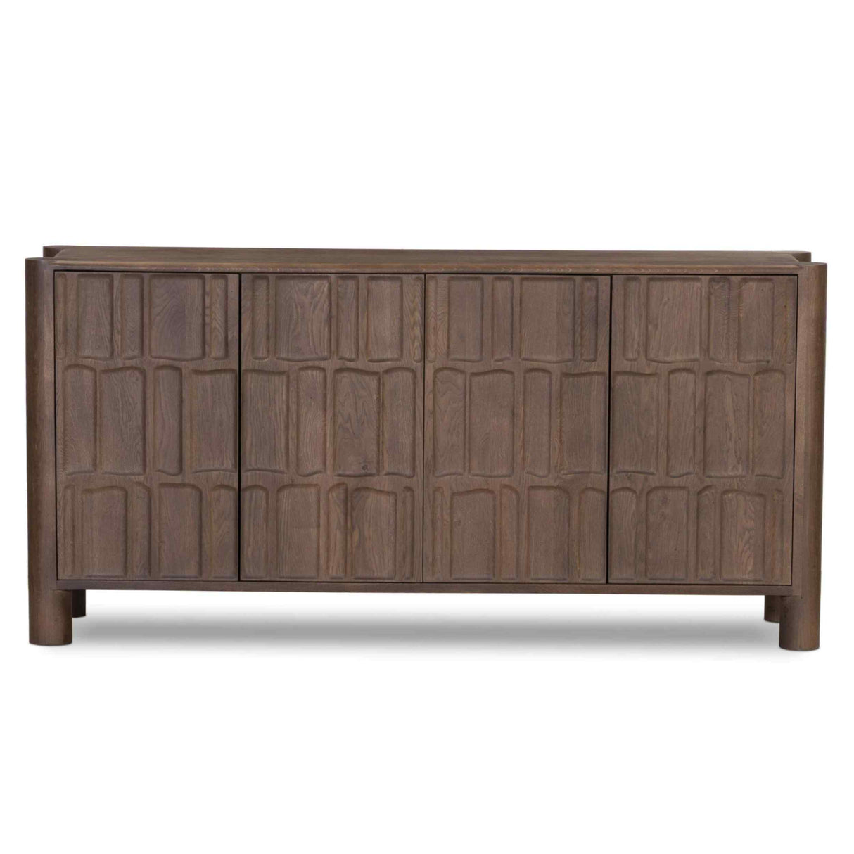 Ezri 4 Door Sideboard, Cocoa Oak By Fourhands by Four Hands at Eve Furniture