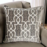 Ezrin Light Brown Stationary Sofa & Loveseat by Furniture of America at Eve Furniture