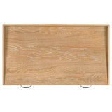 Fabian Distressed Light Brown 38-inch Computer Desk with Keyboard Drawer by Coaster at Eve Furniture