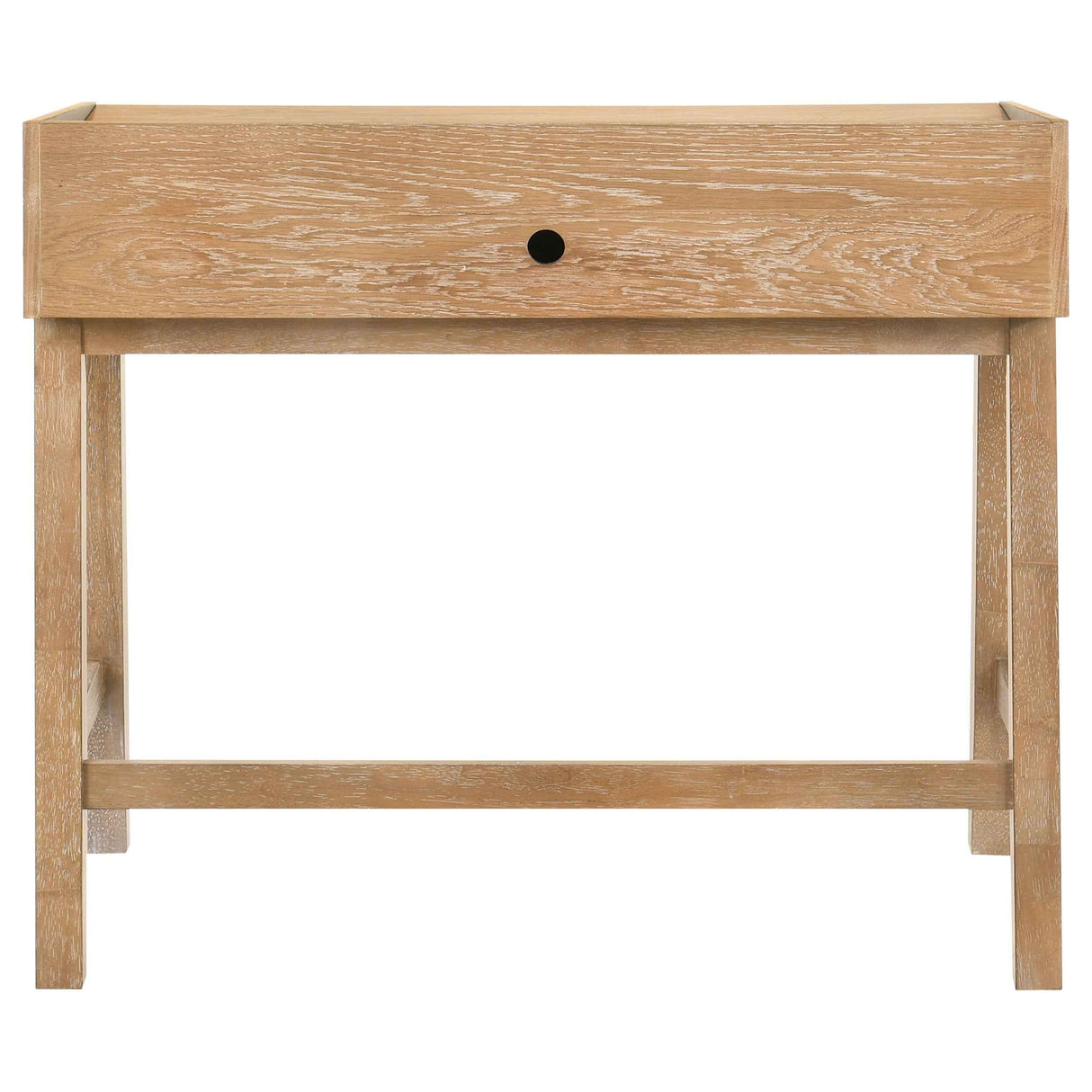 Fabian Distressed Light Brown 38-inch Computer Desk with Keyboard Drawer by Coaster at Eve Furniture