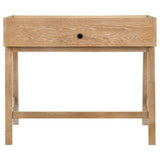Fabian Distressed Light Brown 38-inch Computer Desk with Keyboard Drawer by Coaster at Eve Furniture